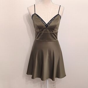 Sage green Bebe dress